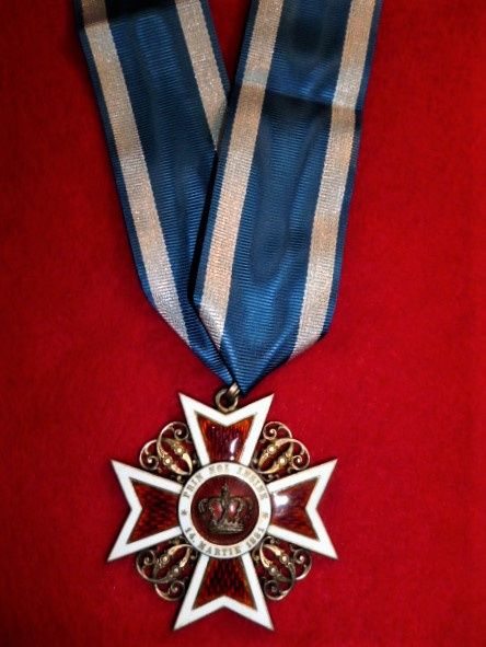 Romania, Kingdom, Order of the Crown, Commander’s Neck Badge, 1st type, 1881-1932, Civil Division.